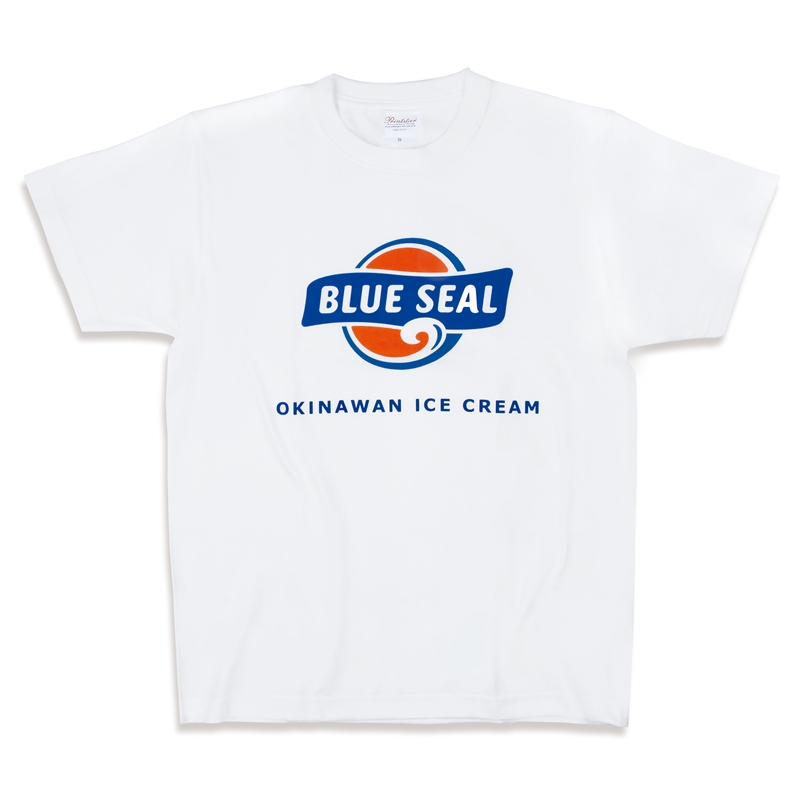 サッポログループネットショップ > ブルーシールTシャツ(ホワイト)Lサイズ (送料別): ブルーシール アイスクリーム