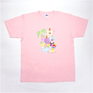 iiiあいすくりんTシャツ(ピンク)Mサイズ　(送料別)