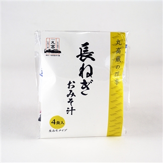 丸高蔵の四季 「長ねぎ」おみそ汁 4食