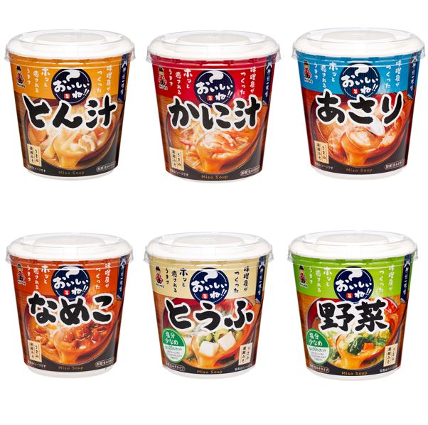 おいしいね！！カップ味噌汁6種セット