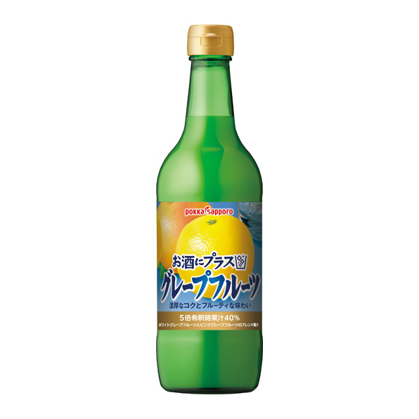 【小分け1本】お酒にプラス グレープフルーツ（540ml）