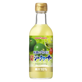 【小分け1本】お酒にプラス 沖縄シークヮーサー（300ml）