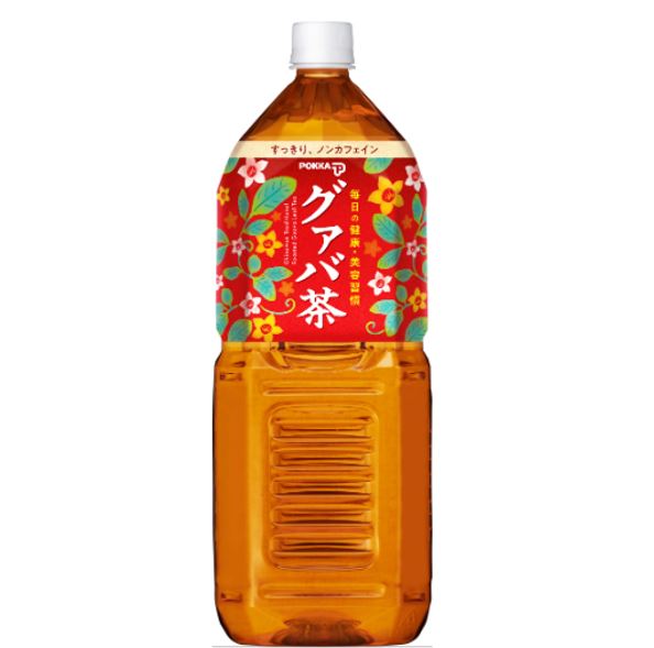 【6本】ポッカグァバ茶 沖縄（2L）