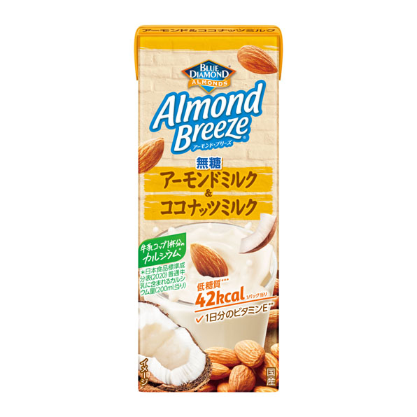 【24本】アーモンド・ブリーズ アーモンドミルク＆ココナッツミルク無糖（200ml）