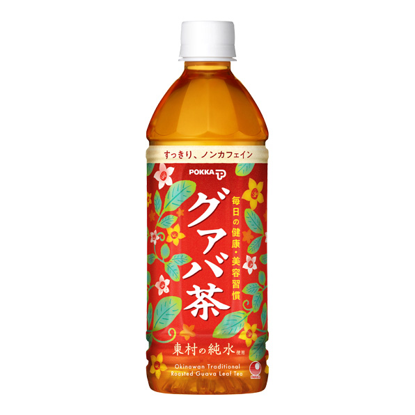 【24本】ポッカグァバ茶沖縄(500ml)