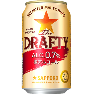 サッポロ The DRAFTY 350ml 【24本】（送料込）