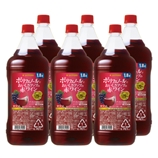 ポリフェノールでおいしさアップの赤ワイン1.8Lペットボトル 1800ml【6本】（送料込）