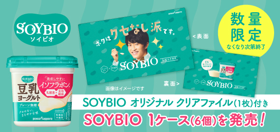 SOYBIOクリアファイル付き